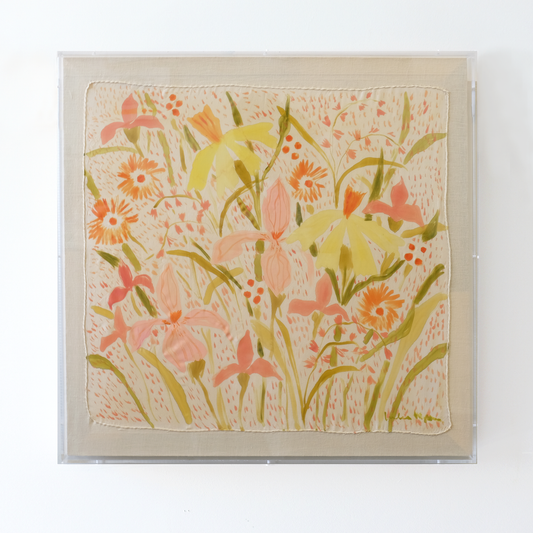 Framed Silk No. 24 - 24 x 24