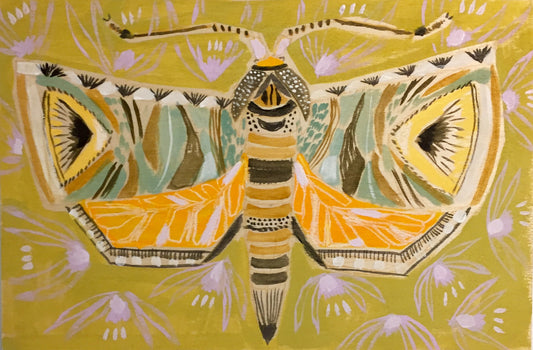 12X18 -  AGNES THE MOTH
