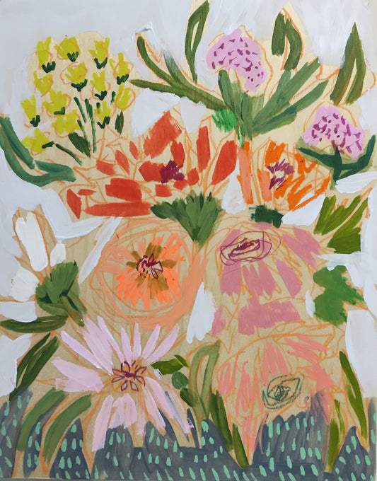 FLOWERS FOR LADY - 11X14