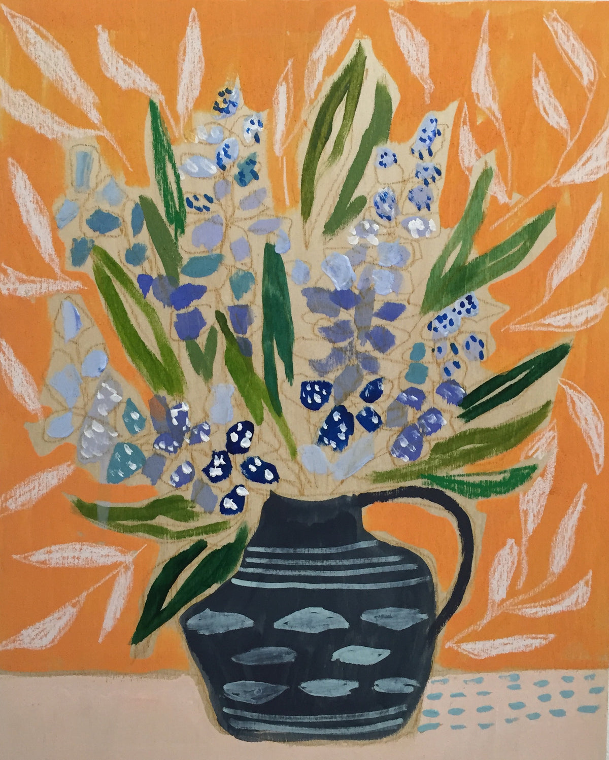 STATE FLOWER OF TEXAS - FLOWERS FOR KATHRYN - 11x14