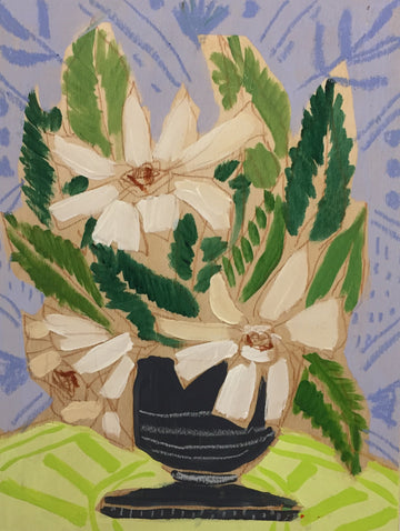 GARDENIAS - FLOWERS FOR BETH - 9x12