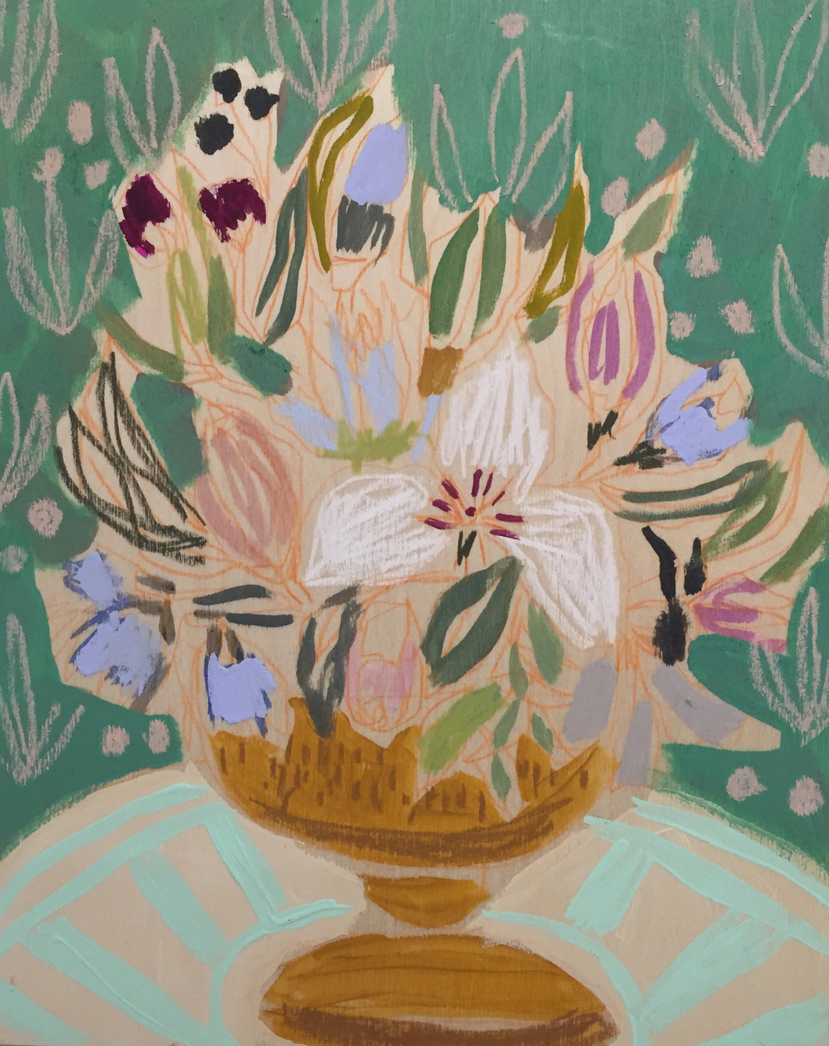 FLOWERS FOR NORA - 11X14