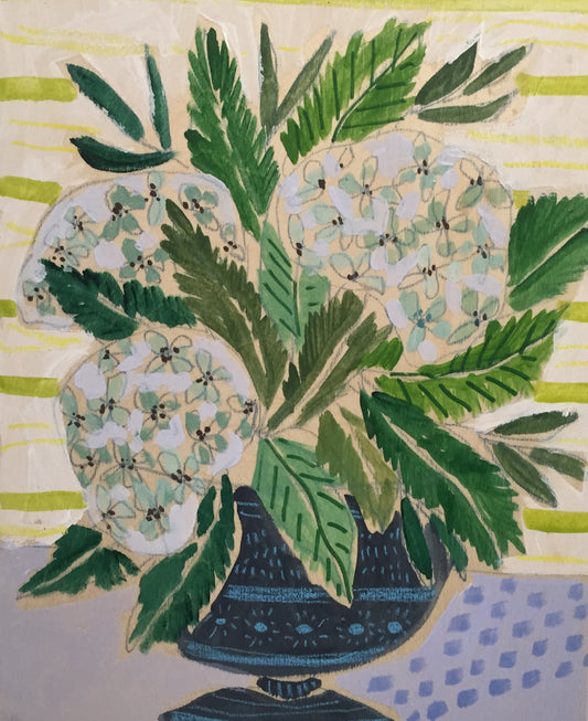HYDRANGEAS - FLOWERS FOR GLADIS - 11x14