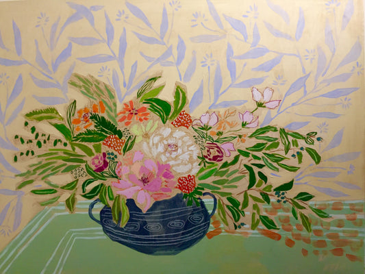 FLOWERS FOR ROSE - 36x48
