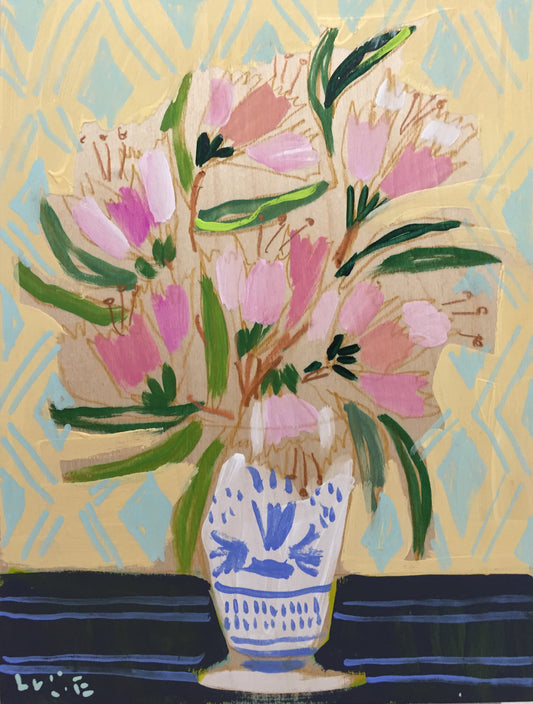 AZALEAS - FLOWERS FOR AIDA - 9x12