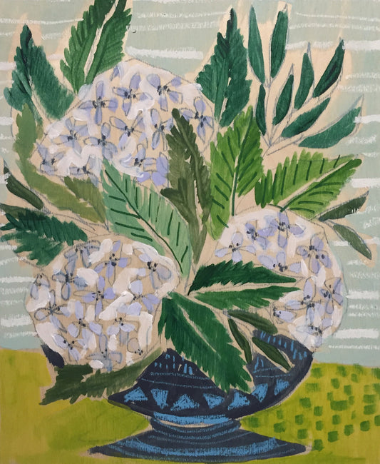HYDRANGEAS - FLOWERS FOR LAIL - 11x14