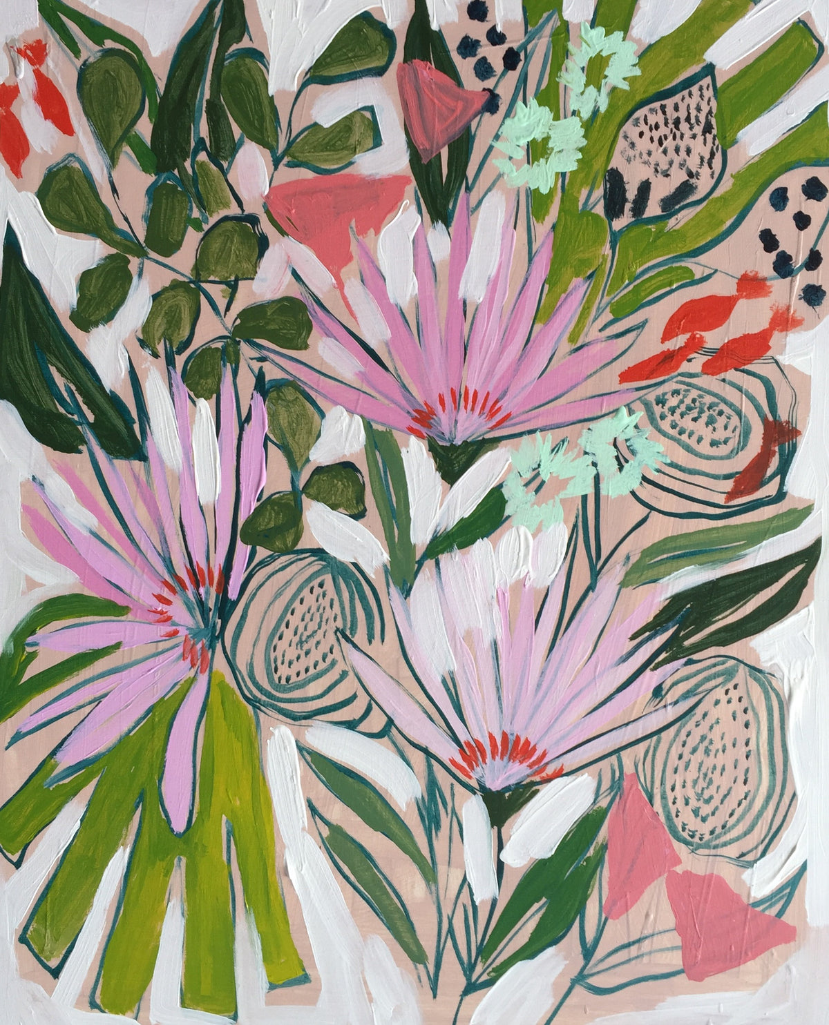 FLOWERS FOR MOLLY - 16x20
