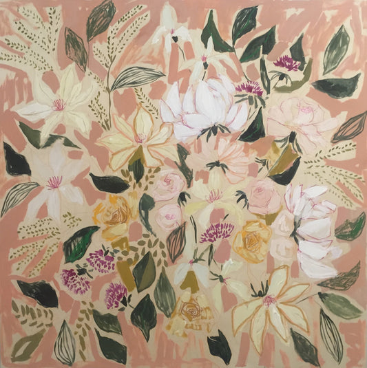 FLOWERS FOR LAUREL - 36x36