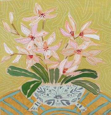 FLOWERS FOR LIZA - 24 X 24