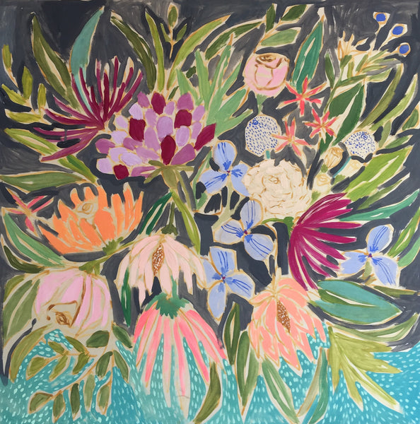 FLOWERS FOR AVA - 48x48