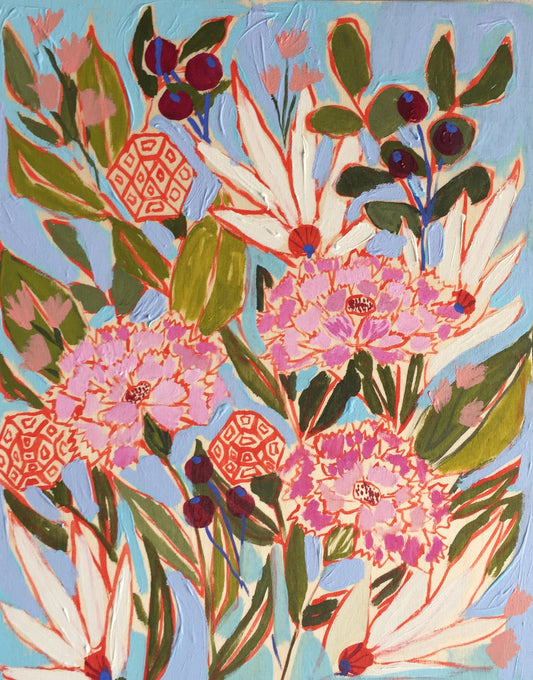 FLOWERS FOR CAROLINE - 16x20