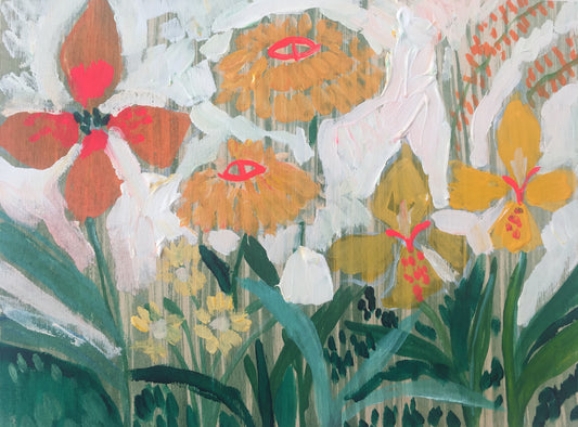 FLOWERS FOR PARKER - 9X12