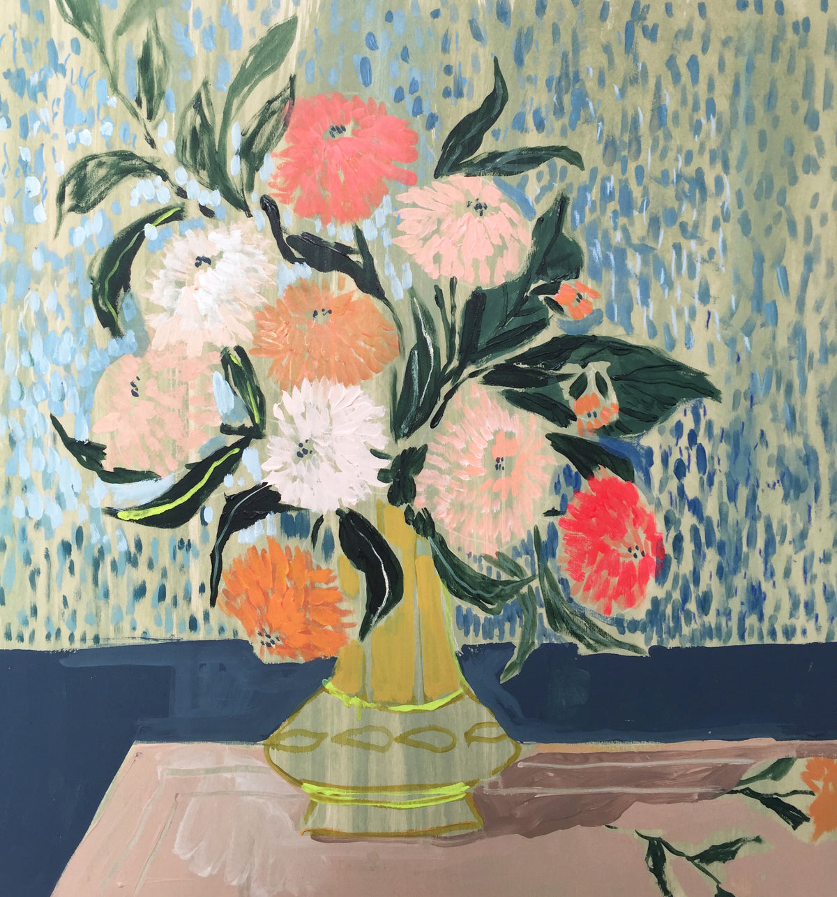Flowers for Amelia - 24x24