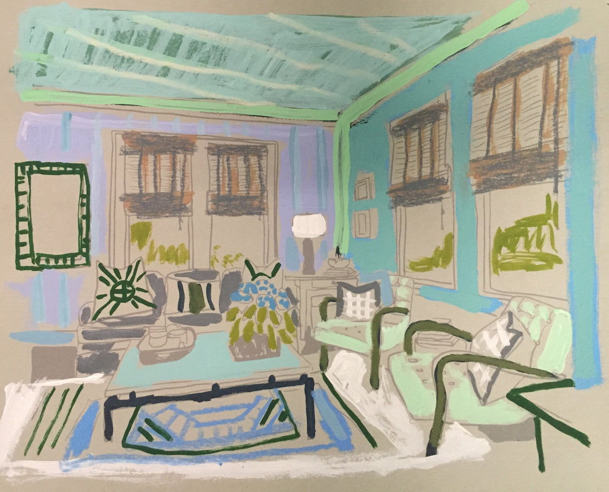 Interior Work on Paper #16