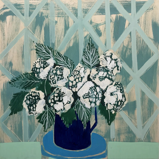 HYDRANGEAS - FLOWERS FOR HADLEY - 30X30"