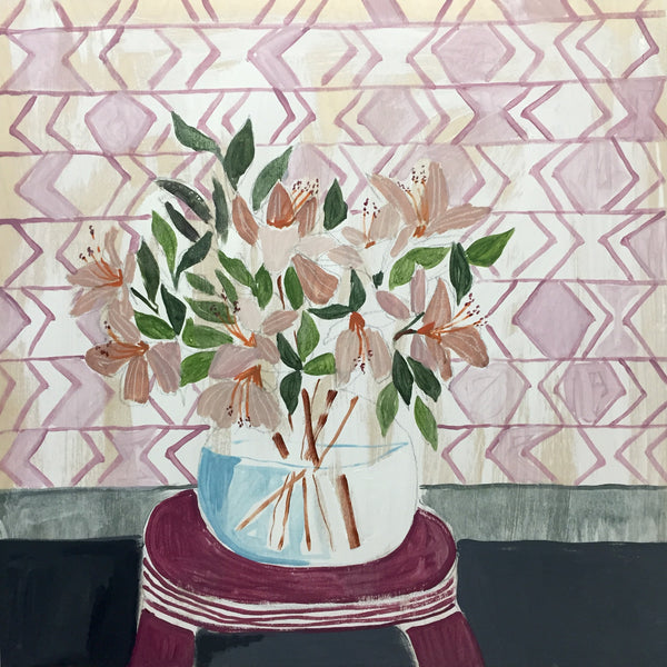 AZALEAS - FLOWERS FOR MOLLIE - 24X24"