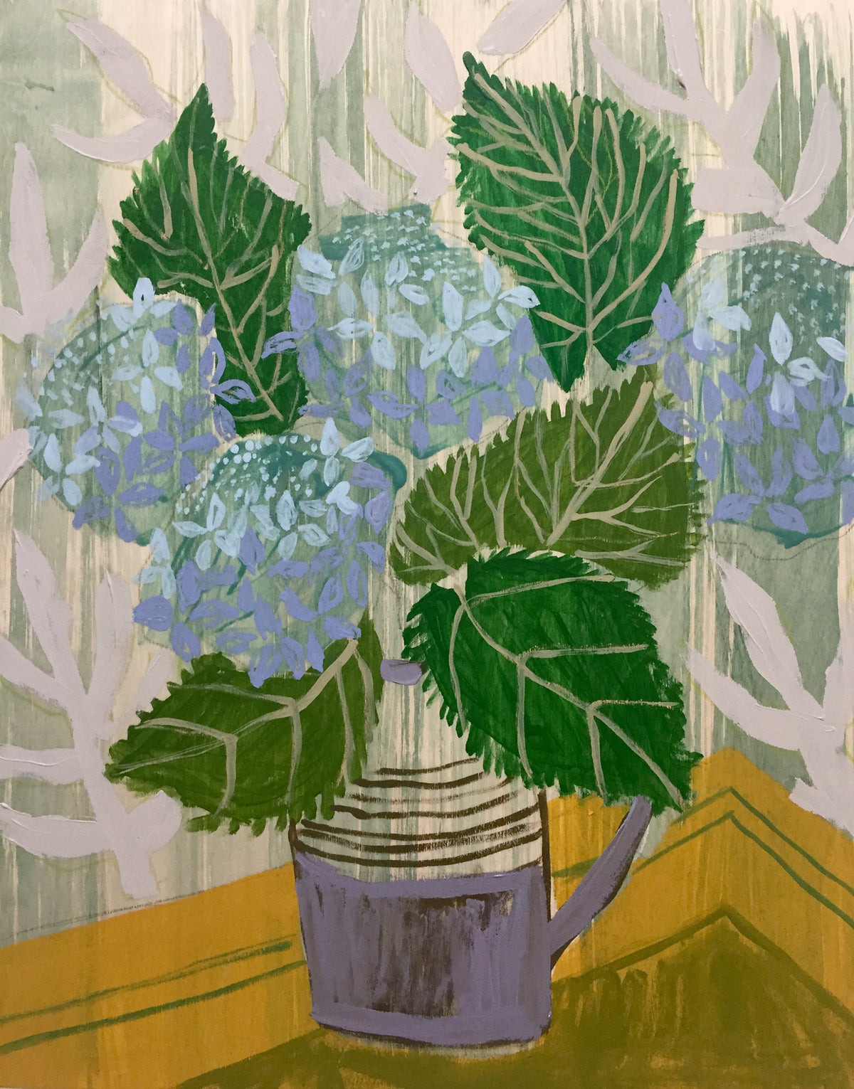 HYDRANGEAS - FLOWERS FOR LUCY - 16X20"