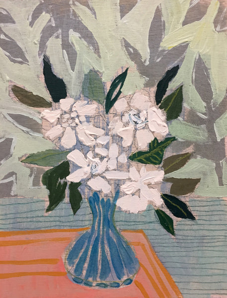 GARDENIAS - FLOWERS FOR LACEY - 11X14"