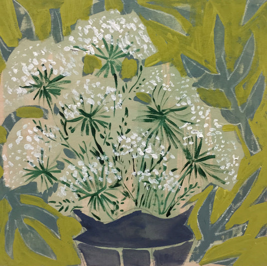 QUEEN ANNE'S LACE - FLOWERS FOR SCARLETT - 12X12"