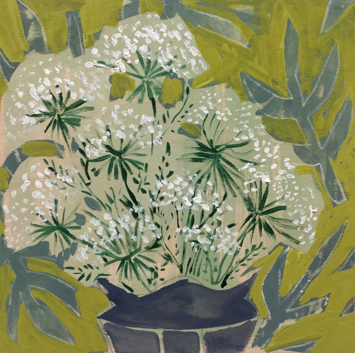QUEEN ANNE'S LACE - FLOWERS FOR SCARLETT - 12X12"