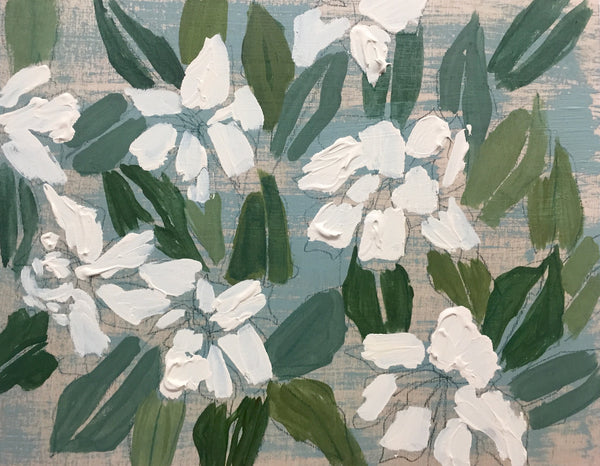 GARDENIAS - FLOWERS FOR HAYLEE - 11X14"