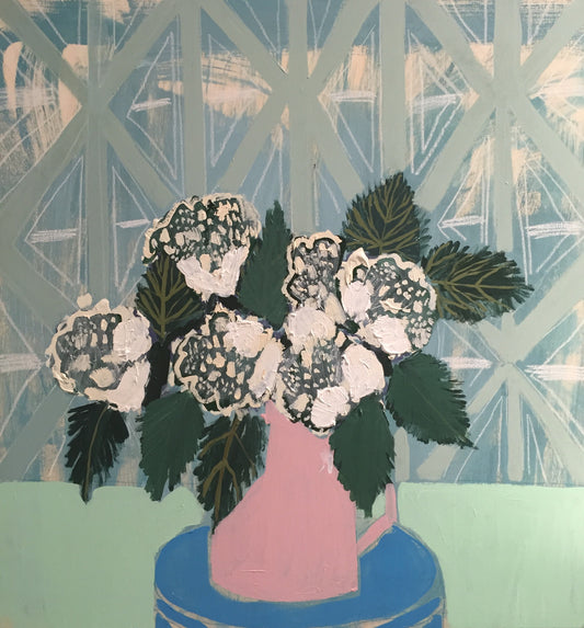 HYDRANGEAS - FLOWERS FOR OLIVIA - 30X30"