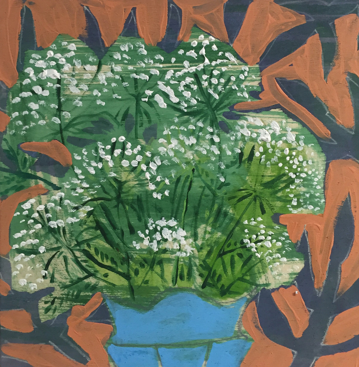 QUEEN ANNE'S LACE - FLOWERS FOR SOPHIA - 12X12"