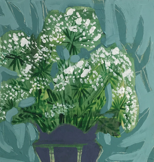 QUEEN ANNE'S LACE - FLOWERS FOR GRACE - 12X12"