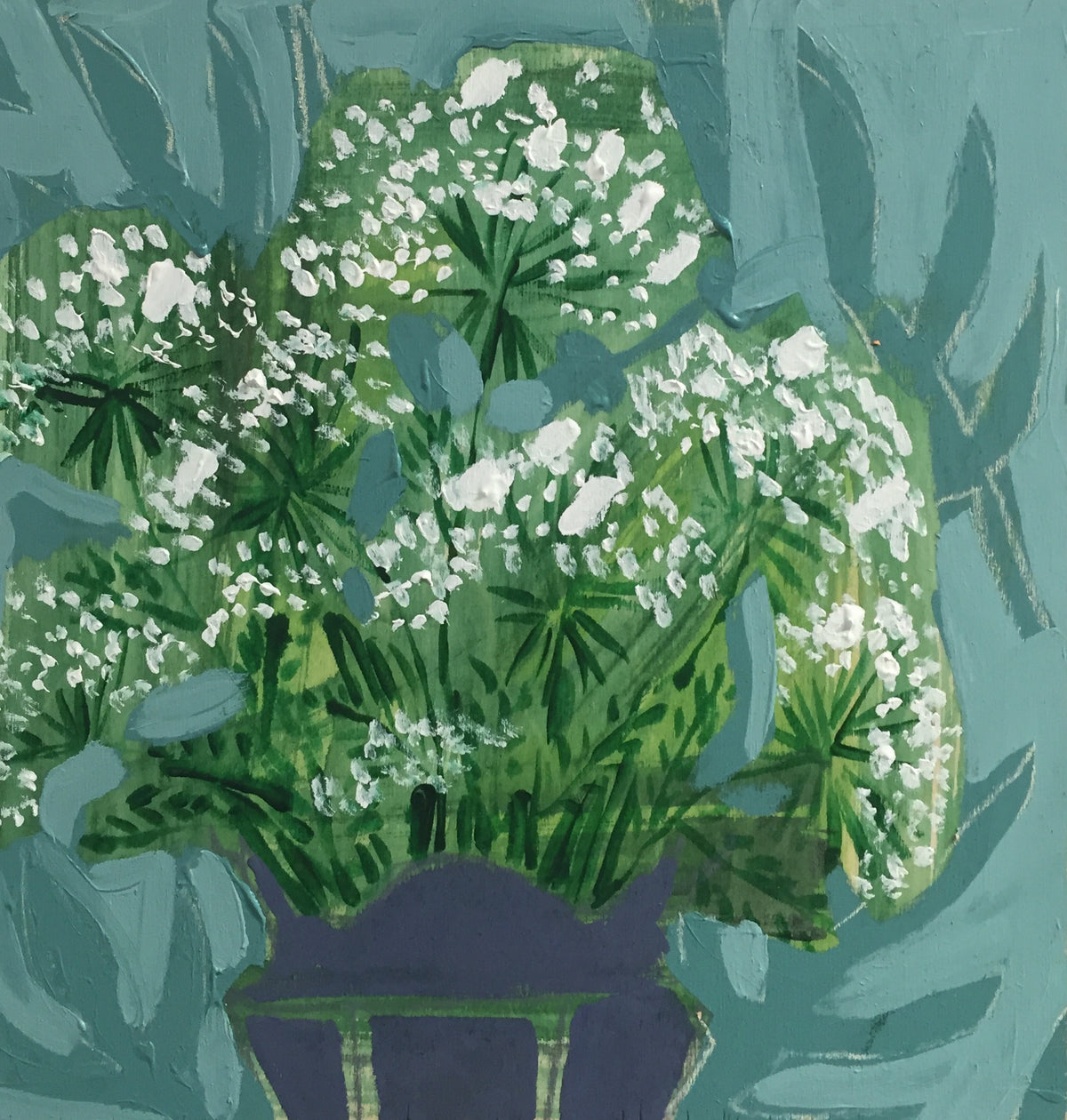 QUEEN ANNE'S LACE - FLOWERS FOR GRACE - 12X12"
