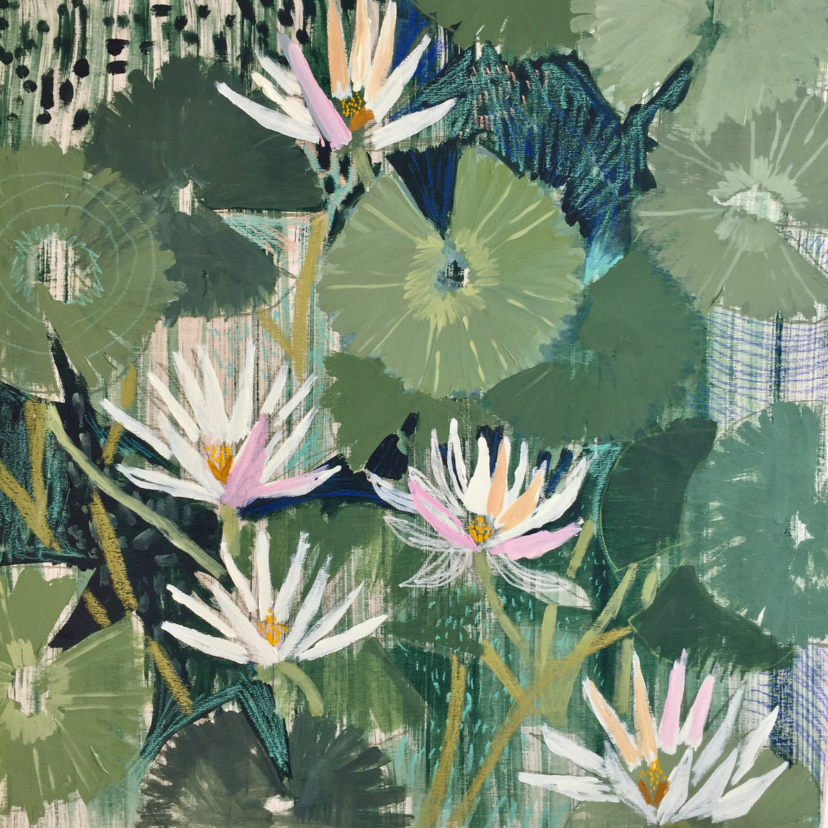 AQUATIC PLANTS NO.4 - 30X30"