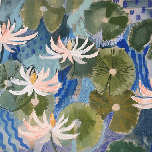 AQUATIC PLANTS NO.7 - 30X30"