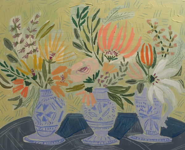 FLOWERS FOR HALL - 16X20