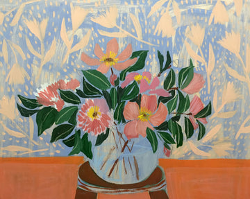 CAMELLIAS - FLOWERS FOR ELEANOR - 24X30"