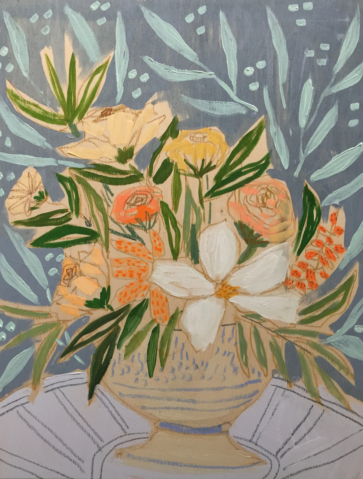 FLOWERS FOR RILEY - 16X20