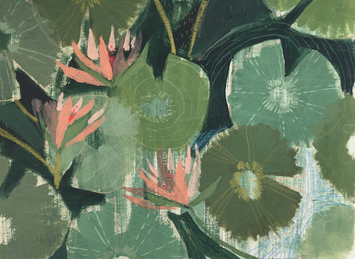 AQUATIC PLANTS NO.9 - 18X24"