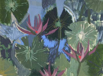AQUATIC PLANTS NO.10 - 18X24"