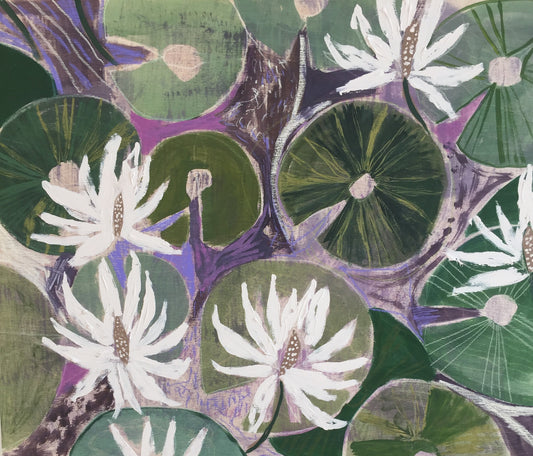 AQUATIC PLANTS NO.14 - 24X30"