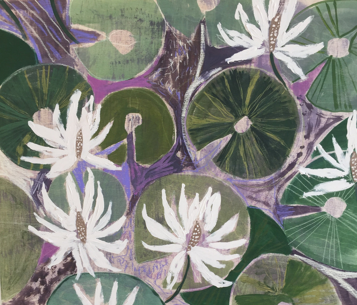 AQUATIC PLANTS NO.14 - 24X30"