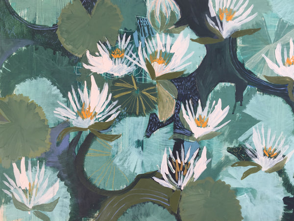 AQUATIC PLANTS NO.18 - 30X40"