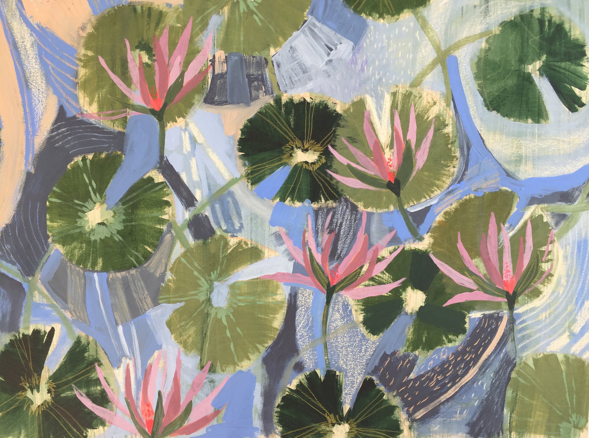 AQUATIC PLANTS NO.19 - 30X40"