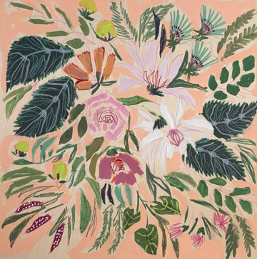 FLOWERS FOR ALICE - 24x24