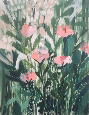 ERICA'S GARDEN - 24X30"