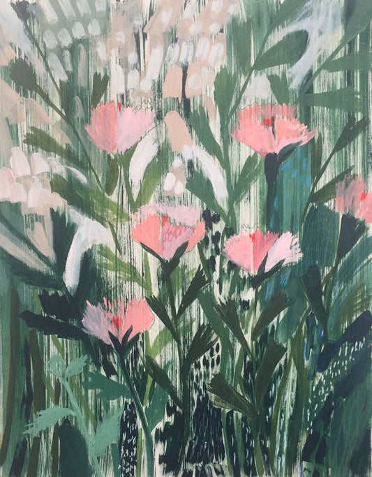 ERICA'S GARDEN - 24X30"