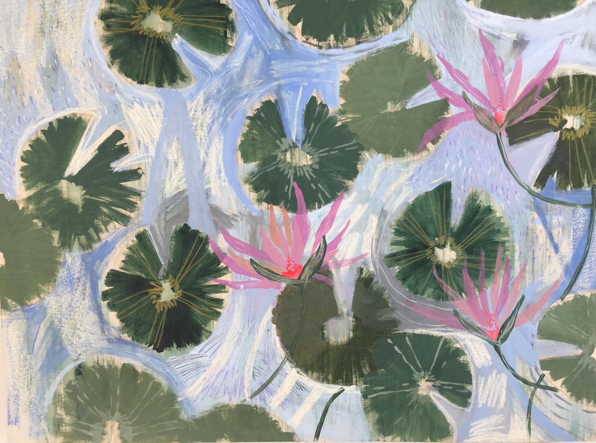 AQUATIC PLANTS NO.20 - 30X40"