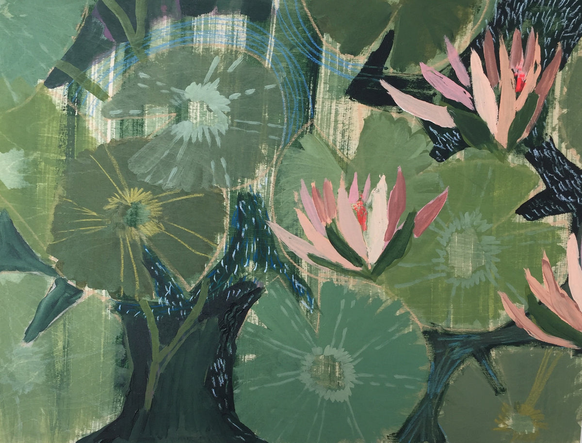 AQUATIC PLANTS NO.13 - 18X24"