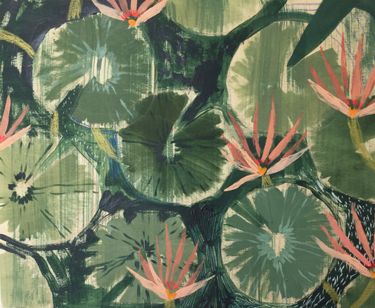 AQUATIC PLANTS NO.28 - 24X30"