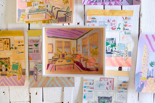 Interior Work on Paper #8
