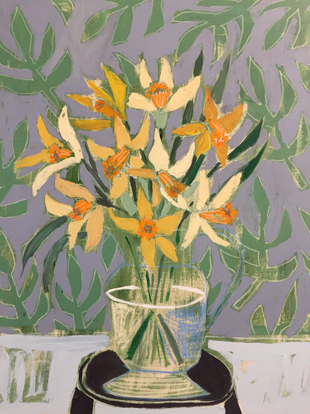 DAFFODILS - FLOWERS FOR HARPER - 24X30"