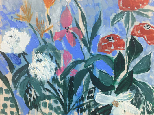 BETTY'S GARDEN - 9X12"