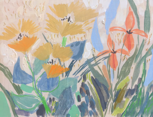 EVELYN'S GARDEN - 9X12"